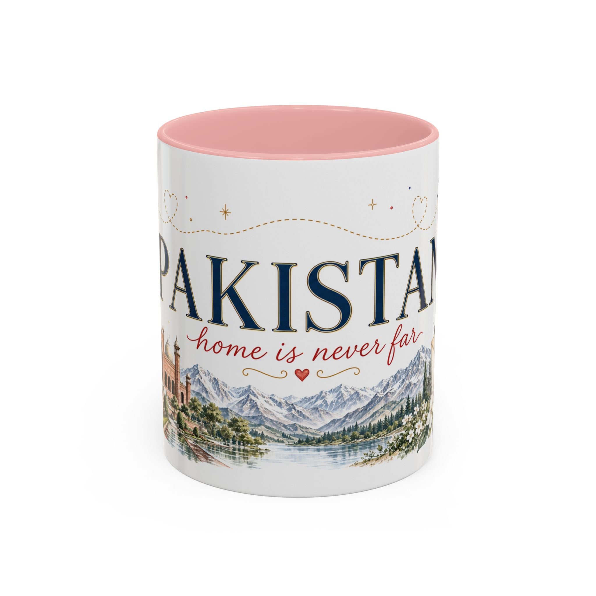 Pakistan Home Country Mug | Moving Away Gift | Long Distance Friendship | 11 oz 15 oz Accent Mug