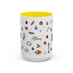 Athens Christmas Mug | Watercolor City Souvenir, Travel Gift (11oz/15oz)