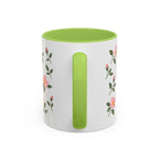 Iowa Wild Rose Mug, State Flower Floral Coffee Cup, 11oz Botanical Gift