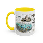 Virgin Islands National Park Coffee Mug | Caribbean Beach Snorkeling Reef Gift | Accent Color Ceramic 11oz 15oz