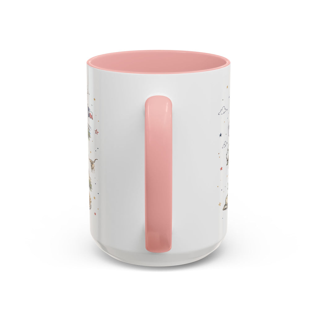 Dallas Coffee Mug | Texas Souvenir City Gift | Accent Color Ceramic 11oz 15oz