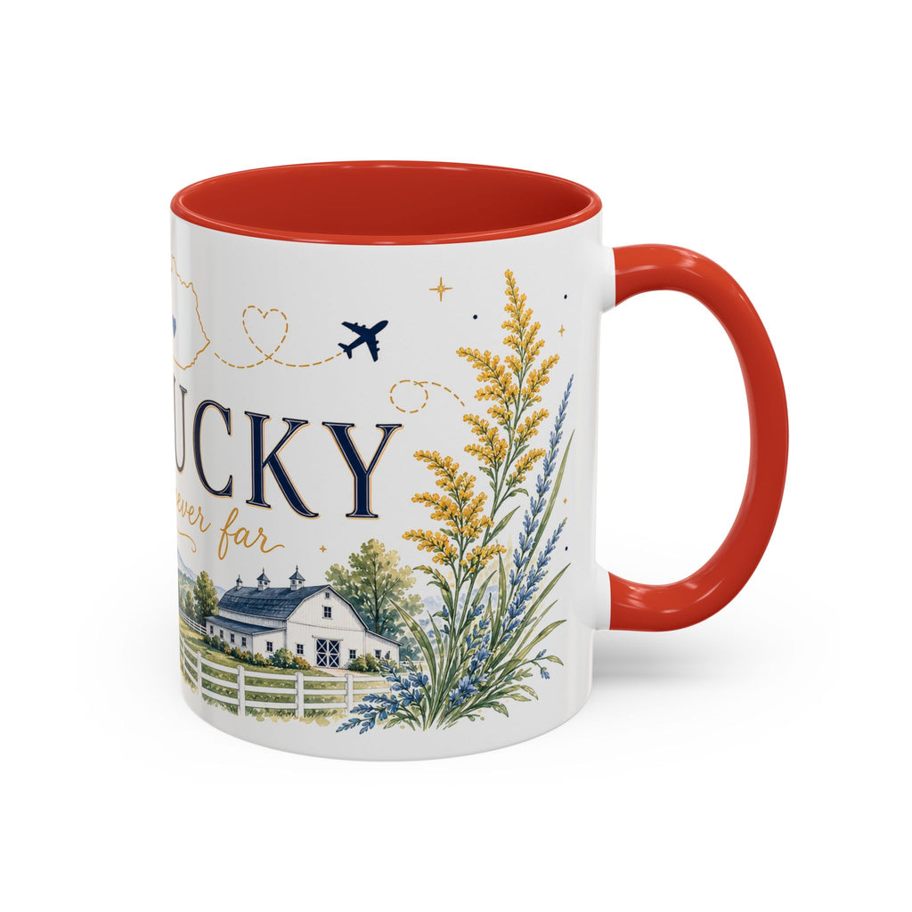 Kentucky Home State Mug | Moving Away Gift | Long Distance Friendship Coffee Cup | 11oz 15oz Accent Mug