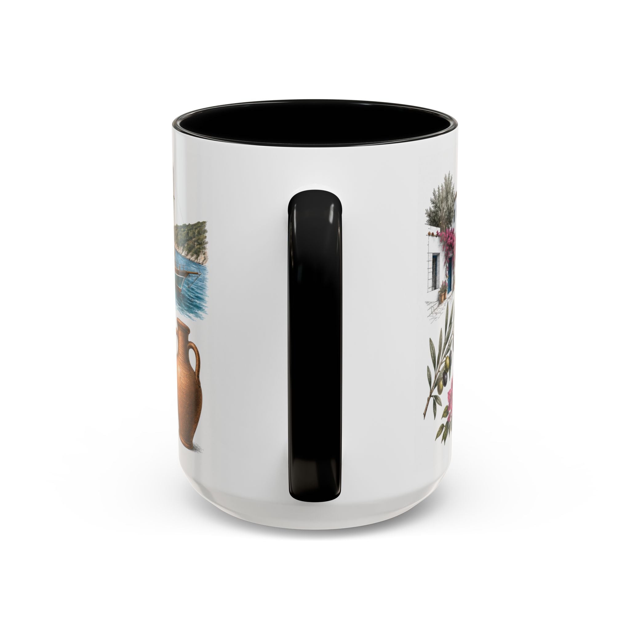 Mugla Coffee Mug | Turkey Travel Souvenir | Vintage Illustrated City Gift | 11 oz 15 oz Accent Mug