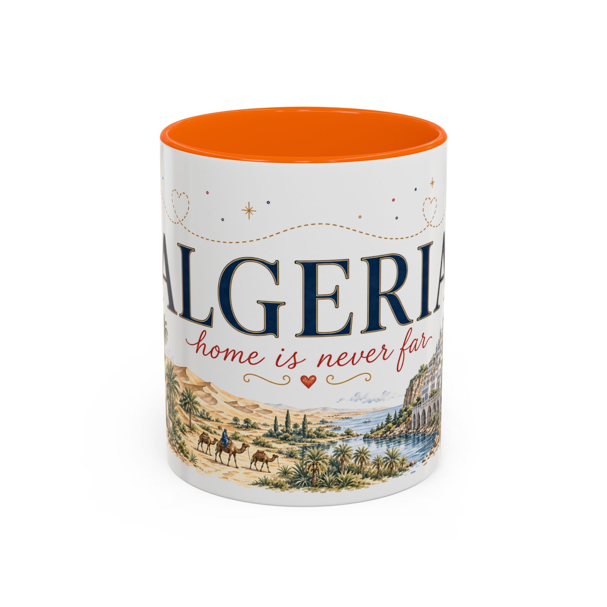 Algeria Home Country Mug | Moving Away Gift | Long Distance Friendship | 11 oz 15 oz Accent Mug