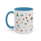 Mammoth Cave National Park Christmas Mug | Watercolor Travel Souvenir | Holiday Gift | Accent Ceramic Coffee Cup 11oz 15oz
