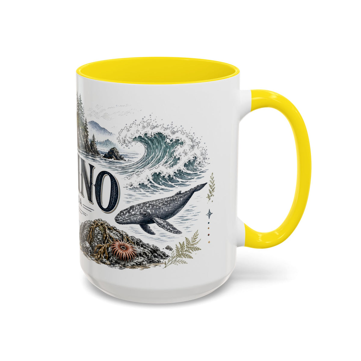 Tofino Mug, Canada Travel Souvenir, Bucket List Gift, Accent Ceramic Coffee Mug 11oz 15oz