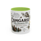 Congaree National Park Coffee Mug | South Carolina Forest Floodplain Gift | Accent Color Ceramic 11oz 15oz