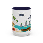 Nauru Coffee Mug | Travel Souvenir Accent Mug | Country Gift Ceramic Cup 11oz 15oz