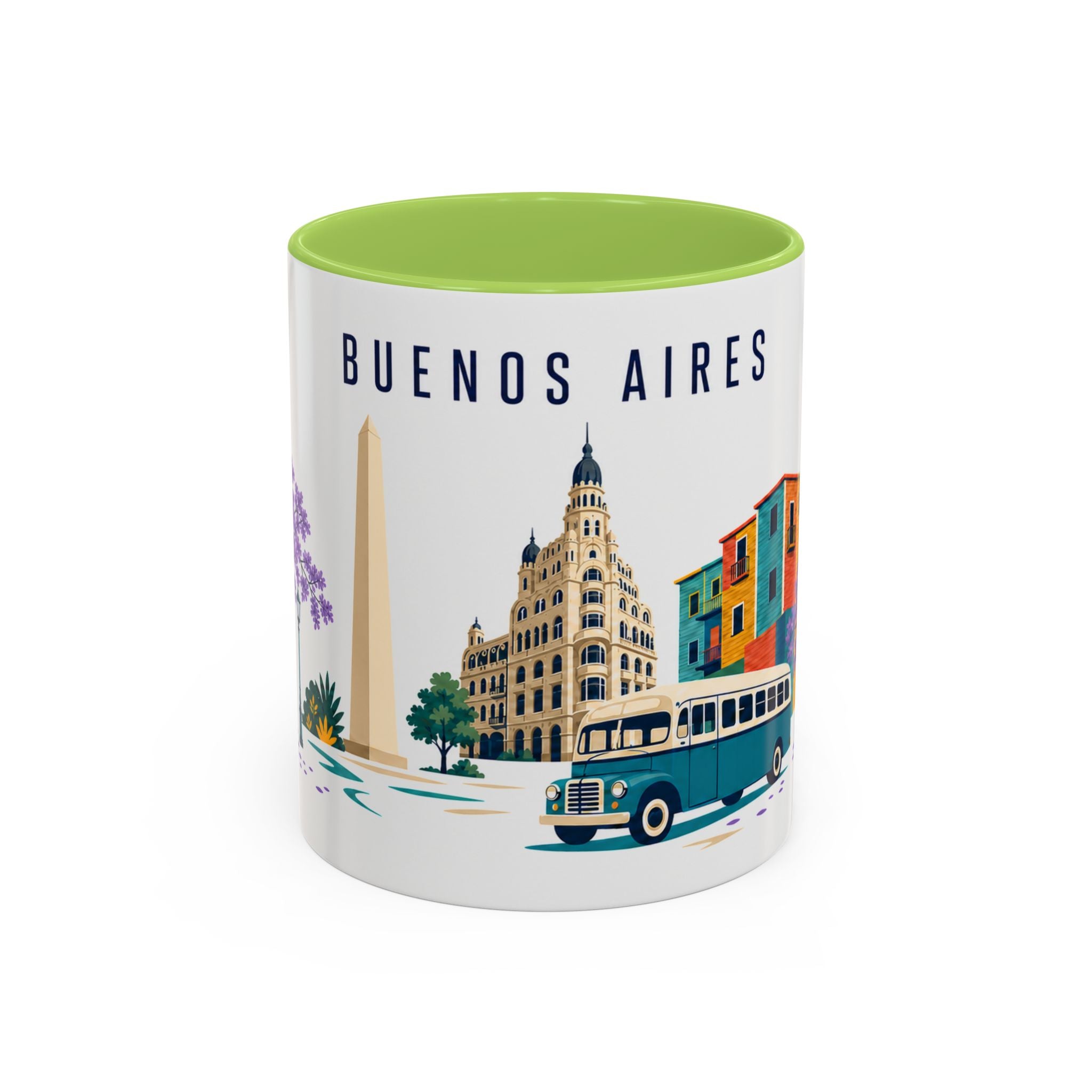 Buenos Aires Coffee Mug | Argentina Travel Souvenir | Porcelain Decal City Gift | 11oz 15oz Accent Mug