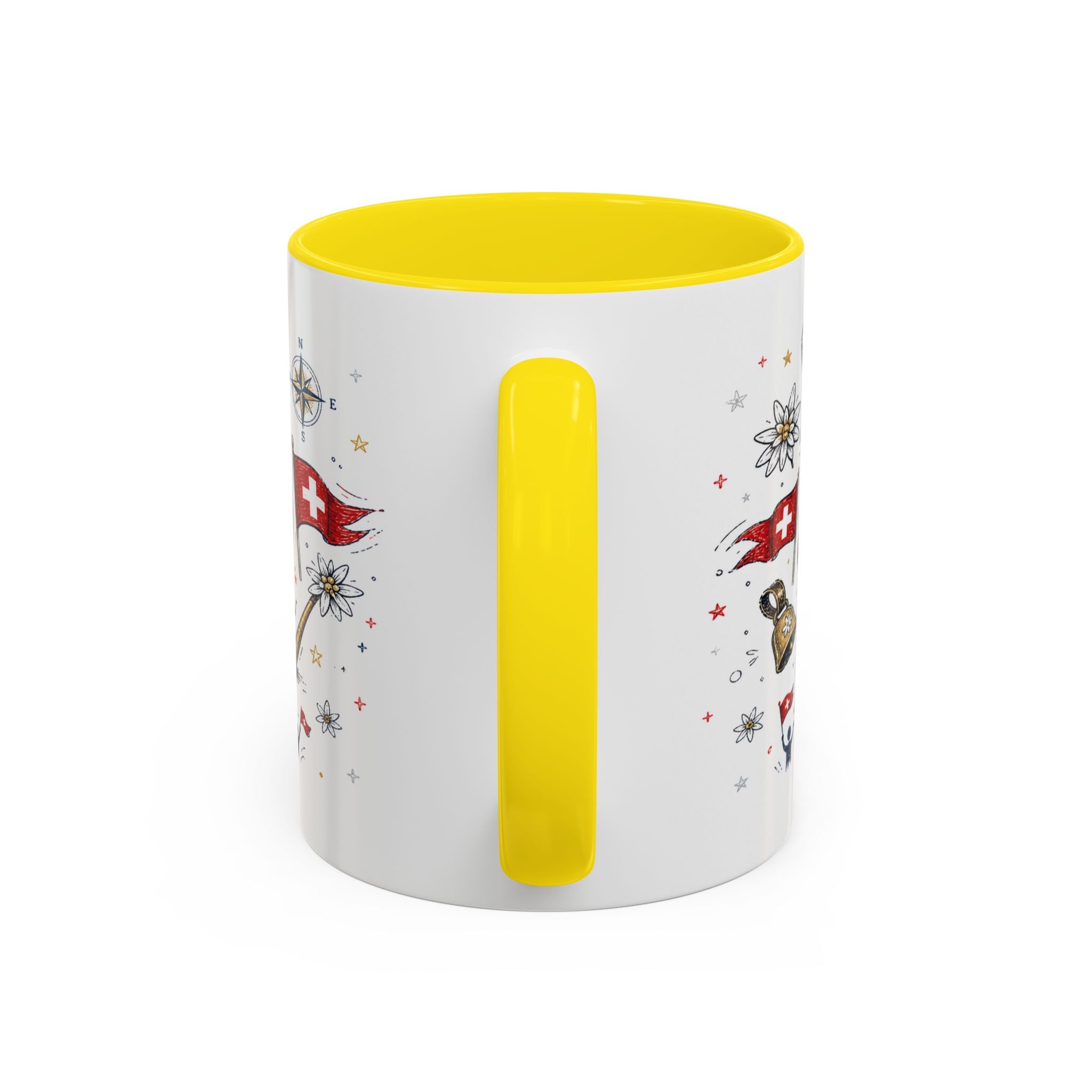 Switzerland Coffee Mug | World Cup Soccer Fan Gift | Accent Color Ceramic 11oz 15oz
