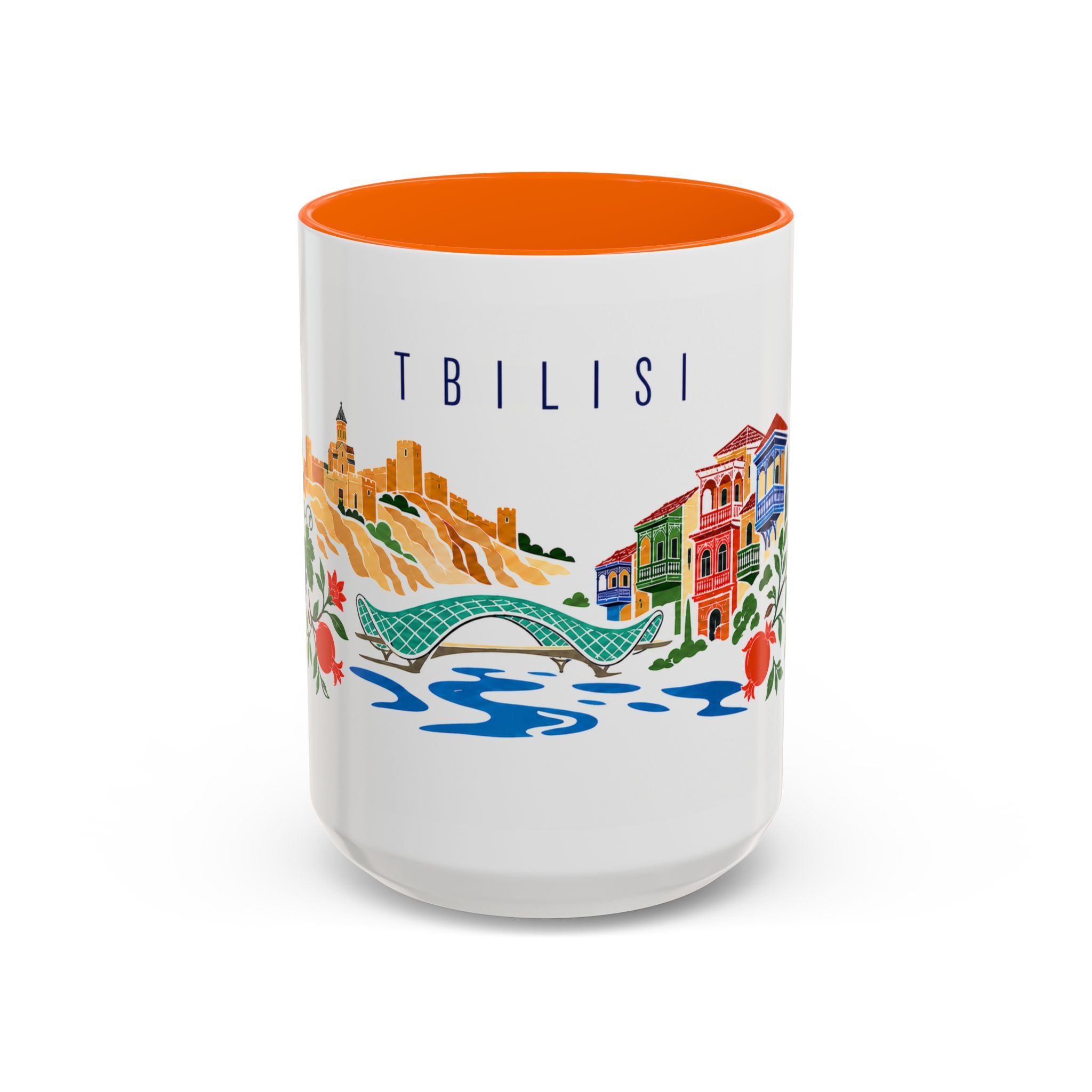 Tbilisi Coffee Mug | Georgia Travel Souvenir | Porcelain Decal City Gift | 11oz 15oz Accent Mug