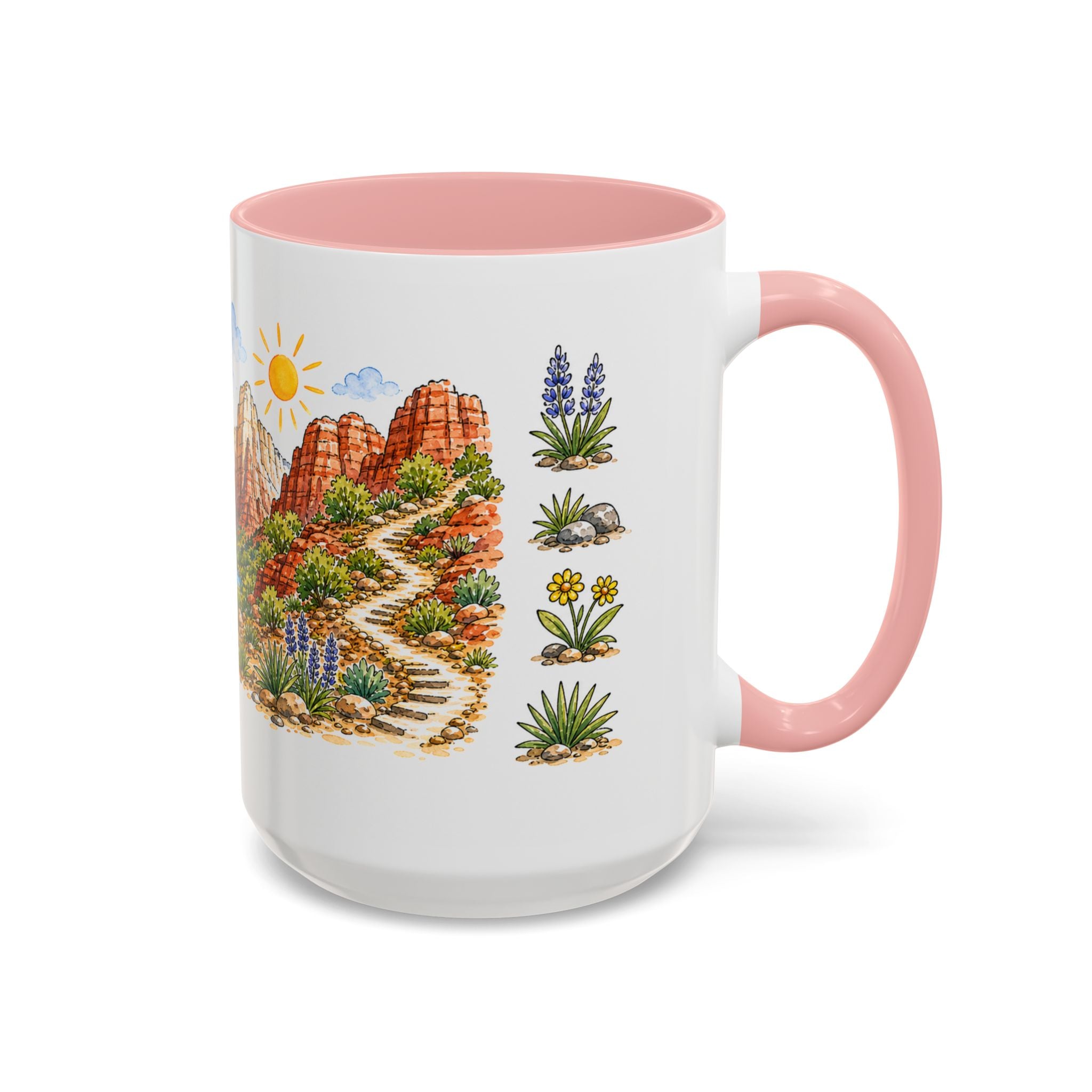 Zion National Park Mug | US Travel Souvenir Accent Coffee Mug | 11oz 15oz Ceramic Cup