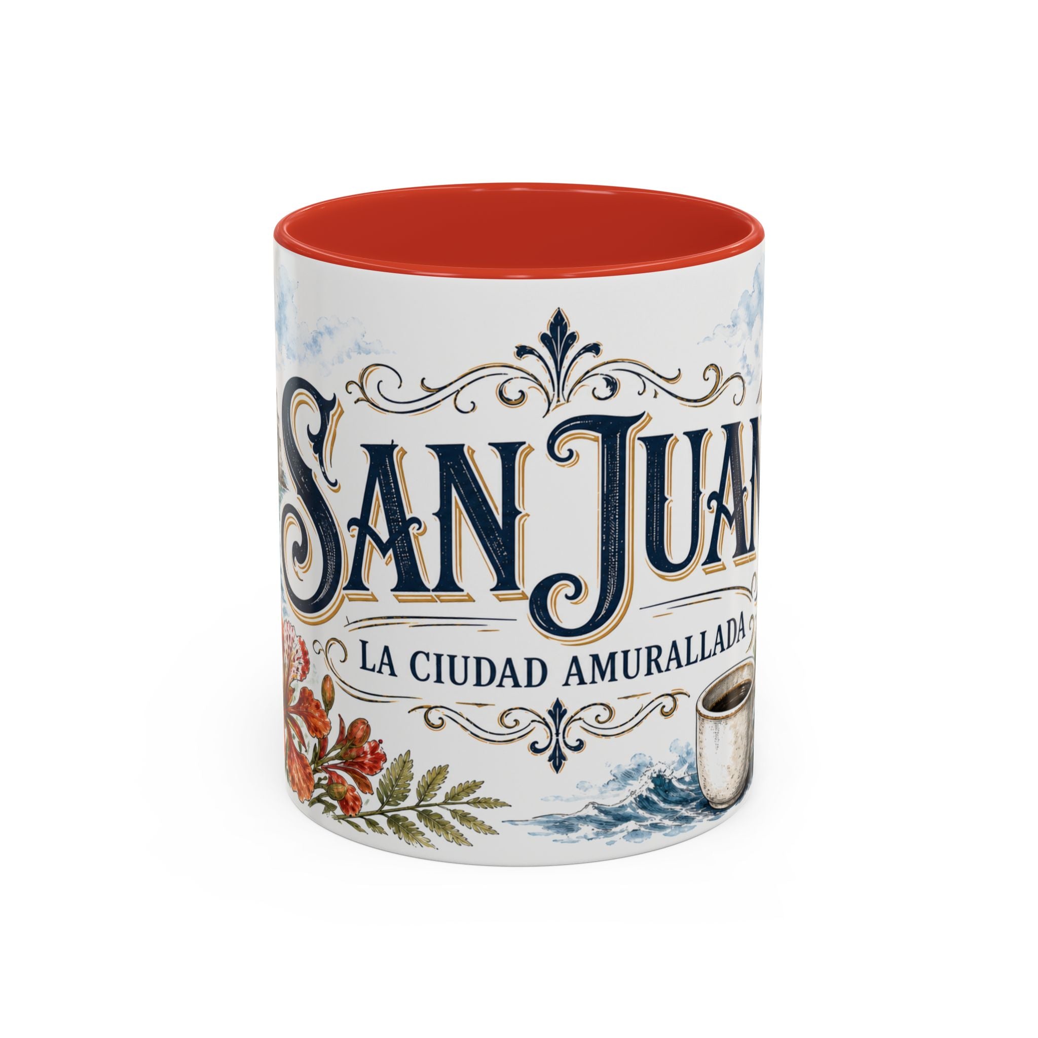 San Juan Coffee Mug | United States Travel Souvenir | Vintage Illustrated City Gift | 11 oz 15 oz Accent Mug