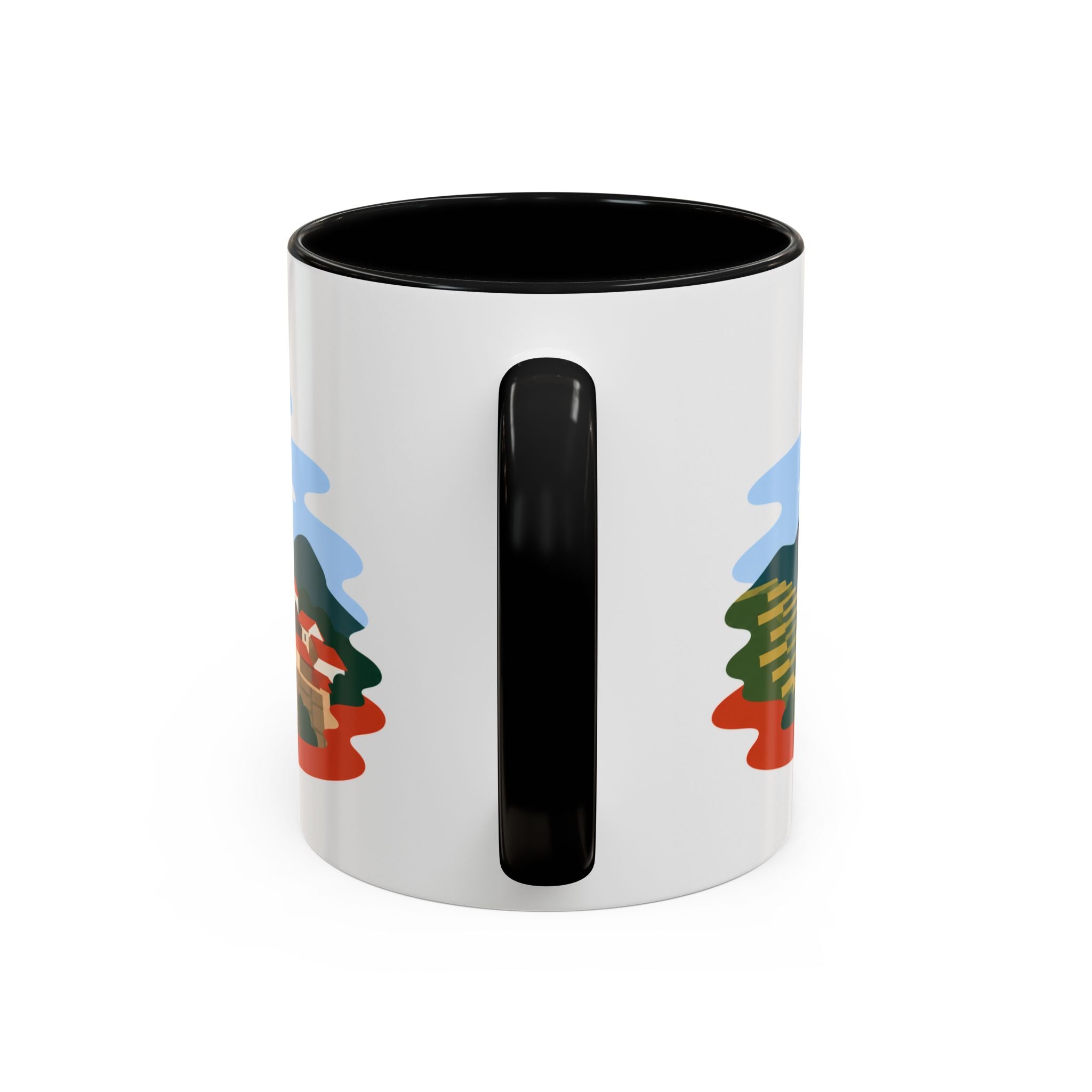 Cusco Coffee Mug | Travel Destination Souvenir Gift | Accent Color Ceramic 11oz 15oz