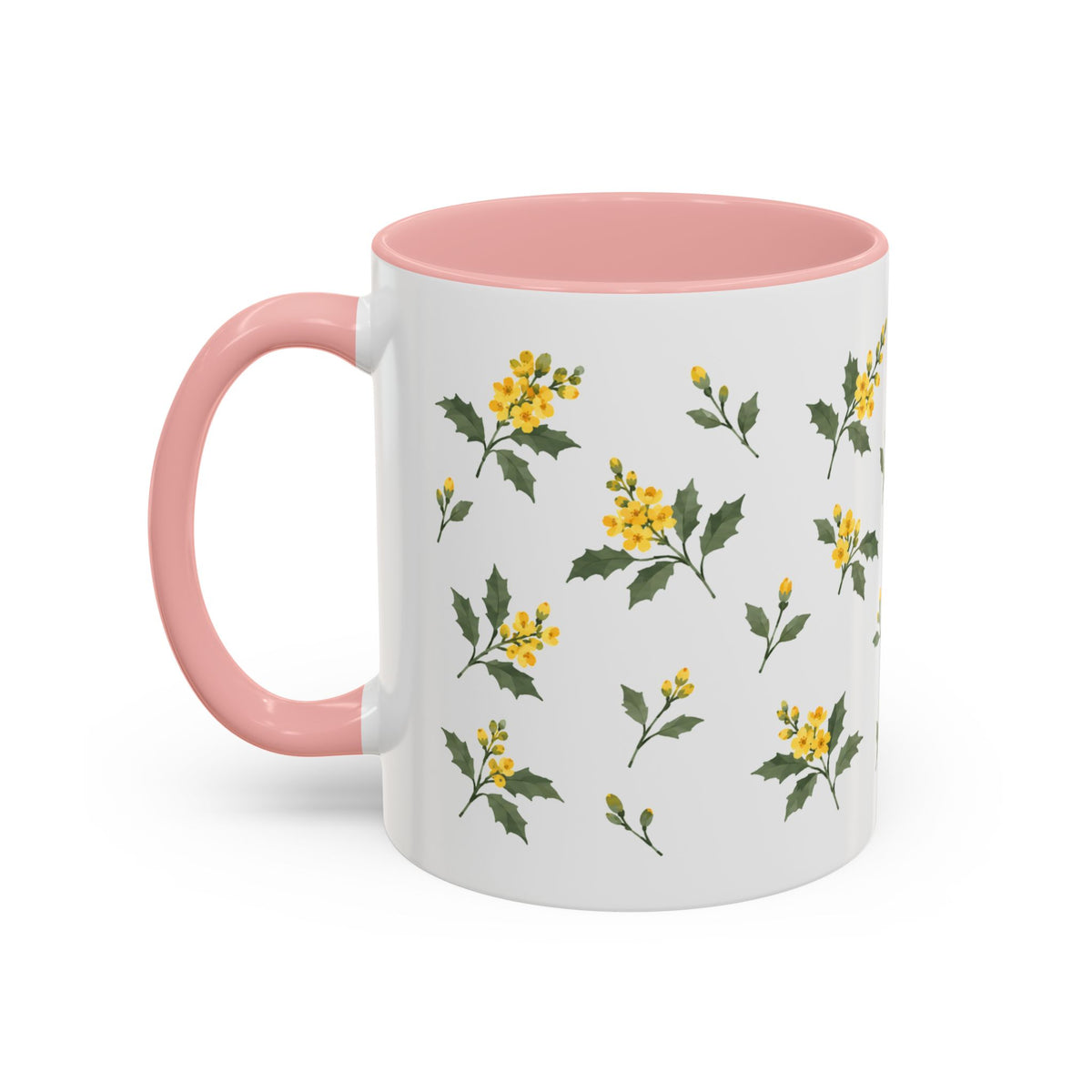 Oregon Oregon Grape Mug, State Flower Floral Coffee Cup, 11oz Botanical Gift