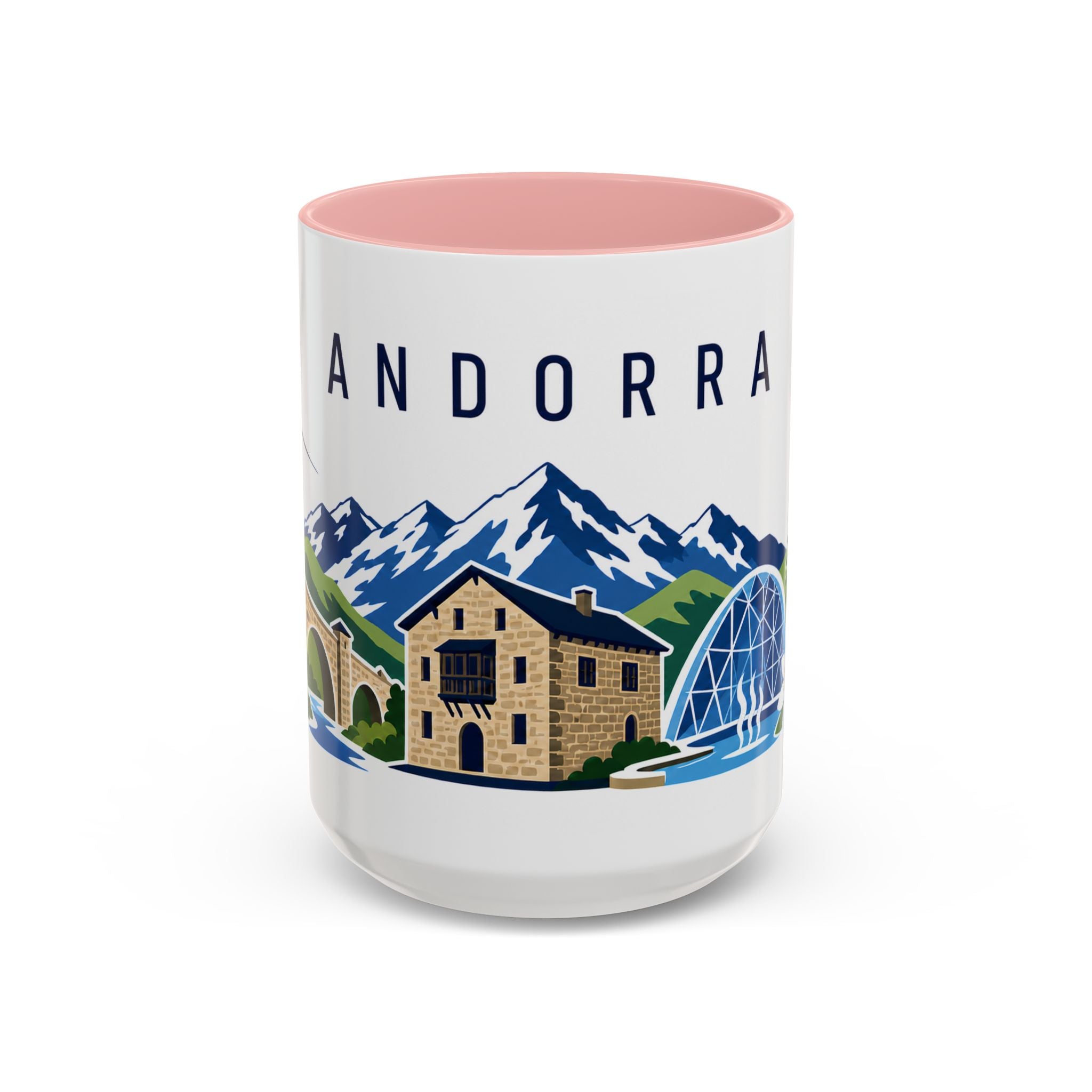 Andorra Coffee Mug | Travel Souvenir Accent Mug | Country Gift Ceramic Cup 11oz 15oz