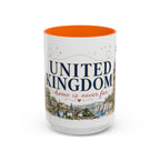 United Kingdom Home Country Mug | Moving Away Gift | Long Distance Friendship | 11 oz 15 oz Accent Mug