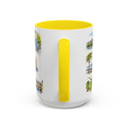 Bordeaux Illustrated Travel Mug | City Souvenir Accent Coffee Mug | 11oz 15oz Ceramic Cup