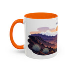 Haleakala National Park Coffee Mug | Solid Color Block Park Souvenir | 11oz 15oz Accent Mug
