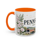 Pennsylvania Home State Mug | Moving Away Gift | Long Distance Friendship Coffee Cup | 11oz 15oz Accent Mug