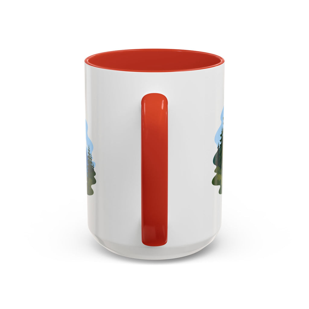 Olympic National Park Coffee Mug | Solid Color Block Park Souvenir | 11oz 15oz Accent Mug