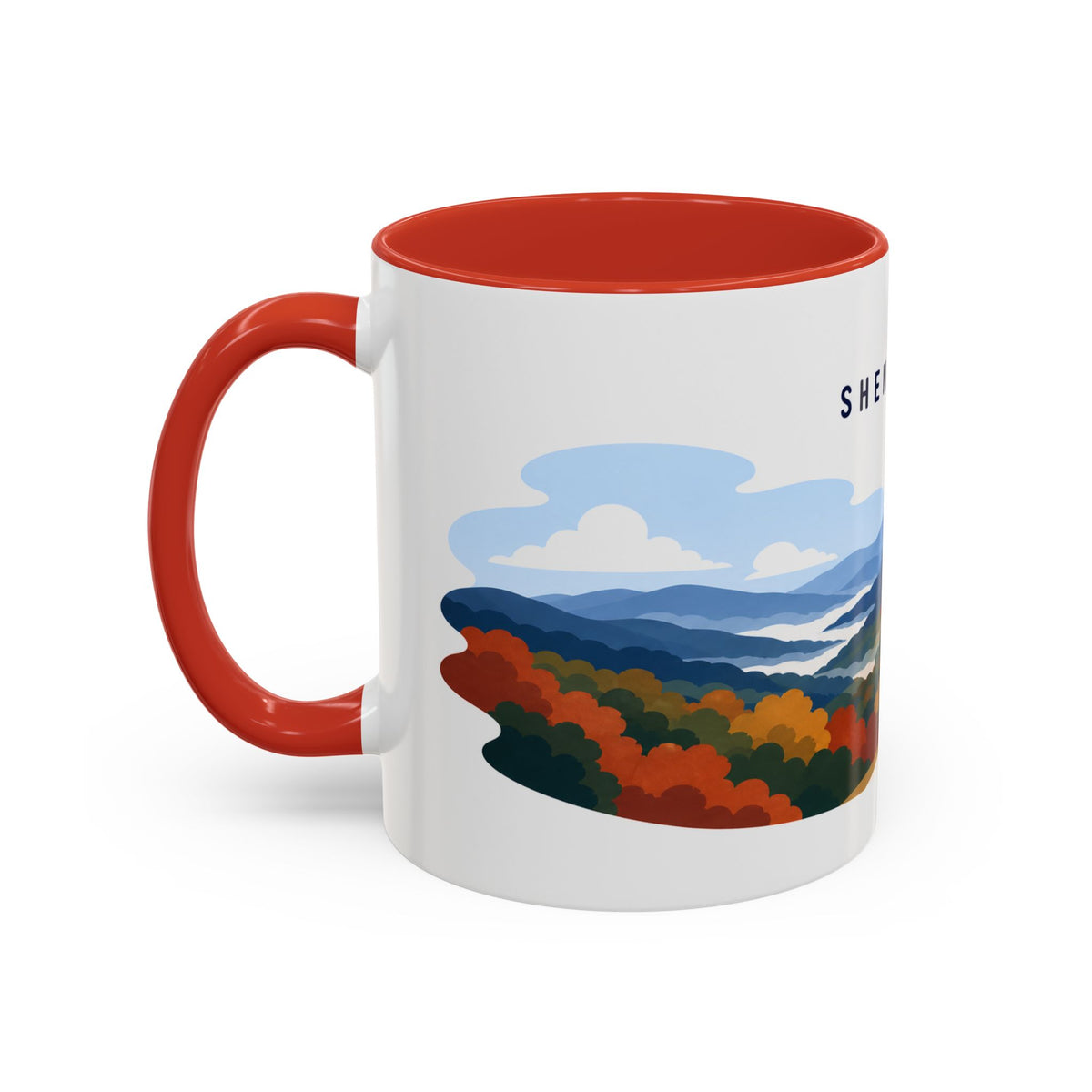 Shenandoah National Park Coffee Mug | Solid Color Block Park Souvenir | 11oz 15oz Accent Mug