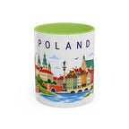Poland Coffee Mug | Travel Souvenir Accent Mug | Place Gift Ceramic Cup 11oz 15oz