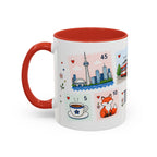 Toronto Coffee Mug | Postage Stamp Collage Mug | Travel Souvenir Accent Cup 11oz 15oz