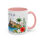 Puerto Rico Coffee Mug | Travel Souvenir Accent Mug | Place Gift Ceramic Cup 11oz 15oz