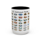 63 National Parks Mug | U.S. Parks Coffee Cup | Park Bucket List Gift | Road Trip Hiking Camping Souvenir