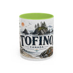 Tofino Mug, Canada Travel Souvenir, Bucket List Gift, Accent Ceramic Coffee Mug 11oz 15oz