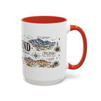 Big Bend National Park Coffee Mug | Texas Desert River Canyon Hiking Gift | Accent Color Ceramic 11oz 15oz
