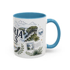 Victoria Falls Coffee Mug | Travel Destination Souvenir Gift | Accent Color Ceramic 11oz 15oz