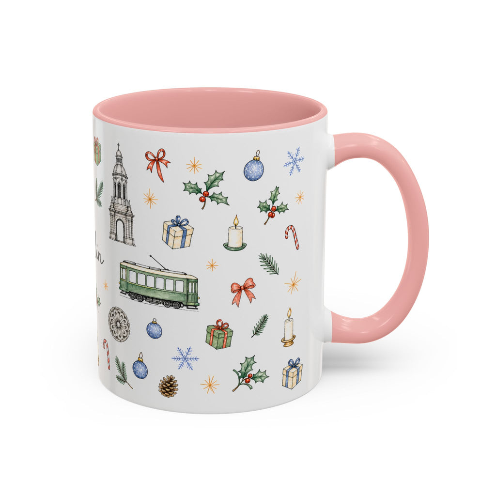Dublin Christmas Mug | Watercolor City Souvenir, Holiday Travel Gift (11oz/15oz)