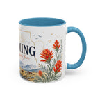 Wyoming Home State Mug | Moving Away Gift | Long Distance Friendship Coffee Cup | 11oz 15oz Accent Mug