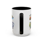 Helsinki Illustrated Travel Mug | City Souvenir Accent Coffee Mug | 11oz 15oz Ceramic Cup
