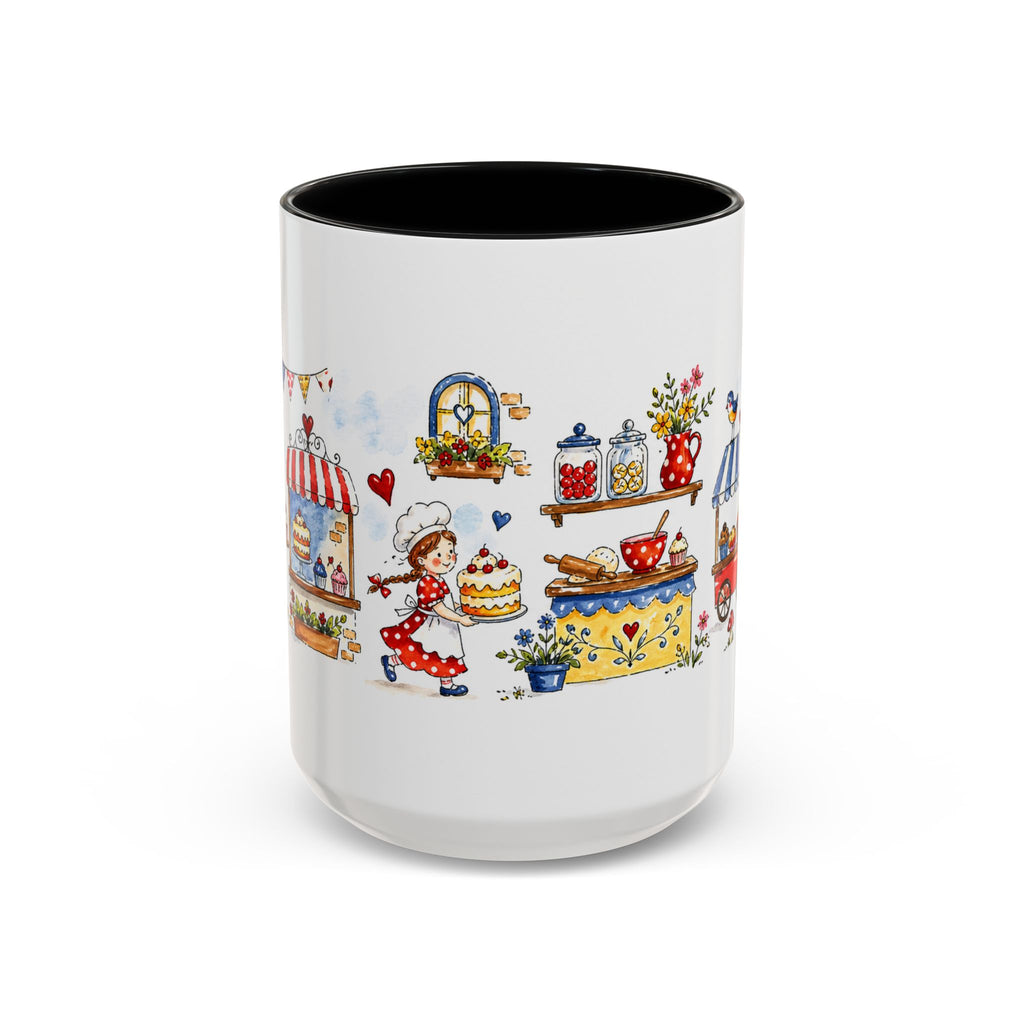 Cozy Bakery Village Mug | Storybook Pastry Accent Coffee Mug | EveryLegend