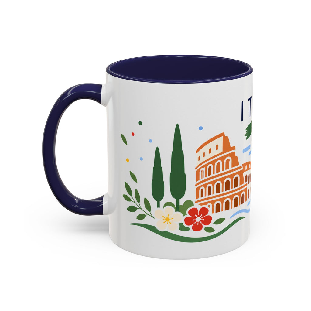 Italy Coffee Mug | Travel Souvenir Accent Mug | Country Gift Ceramic Cup 11oz 15oz