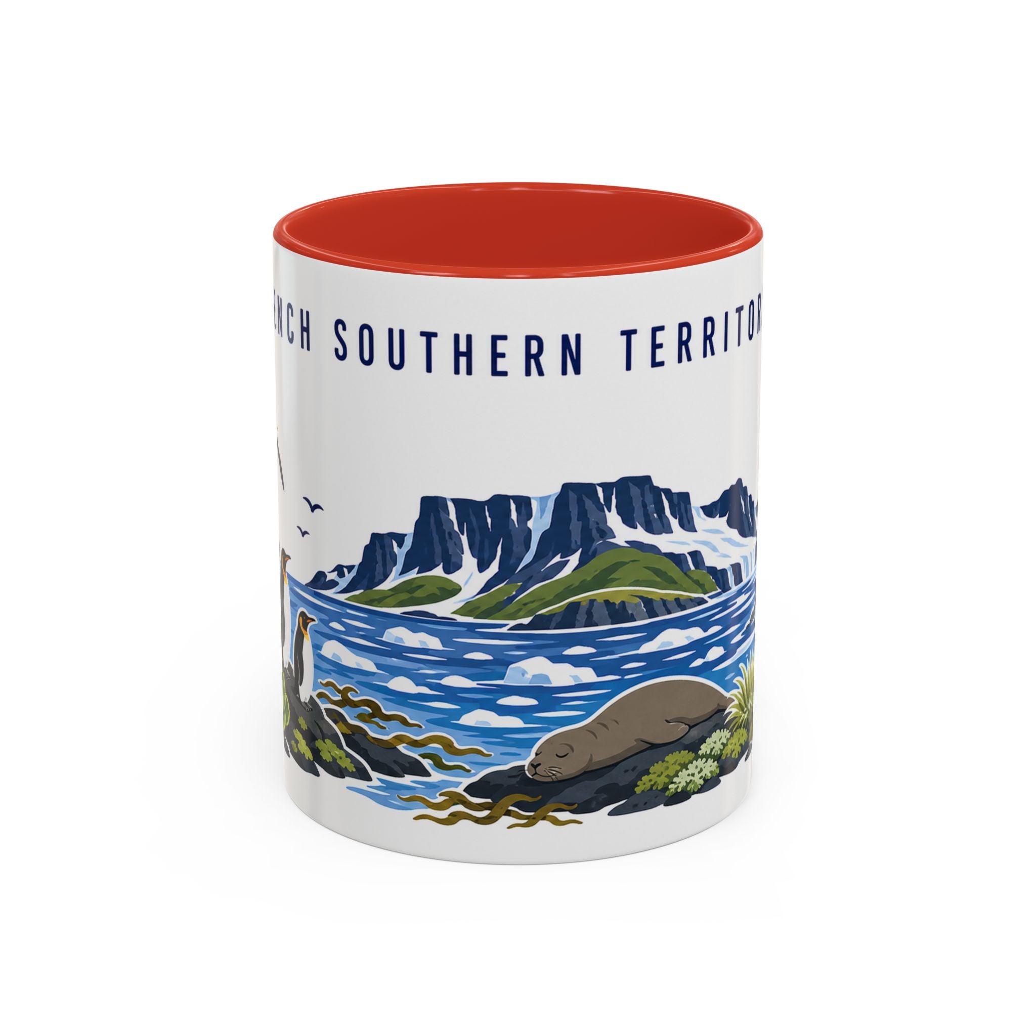 French Southern Territories Coffee Mug | Travel Souvenir Accent Mug | Country Gift Ceramic Cup 11oz 15oz