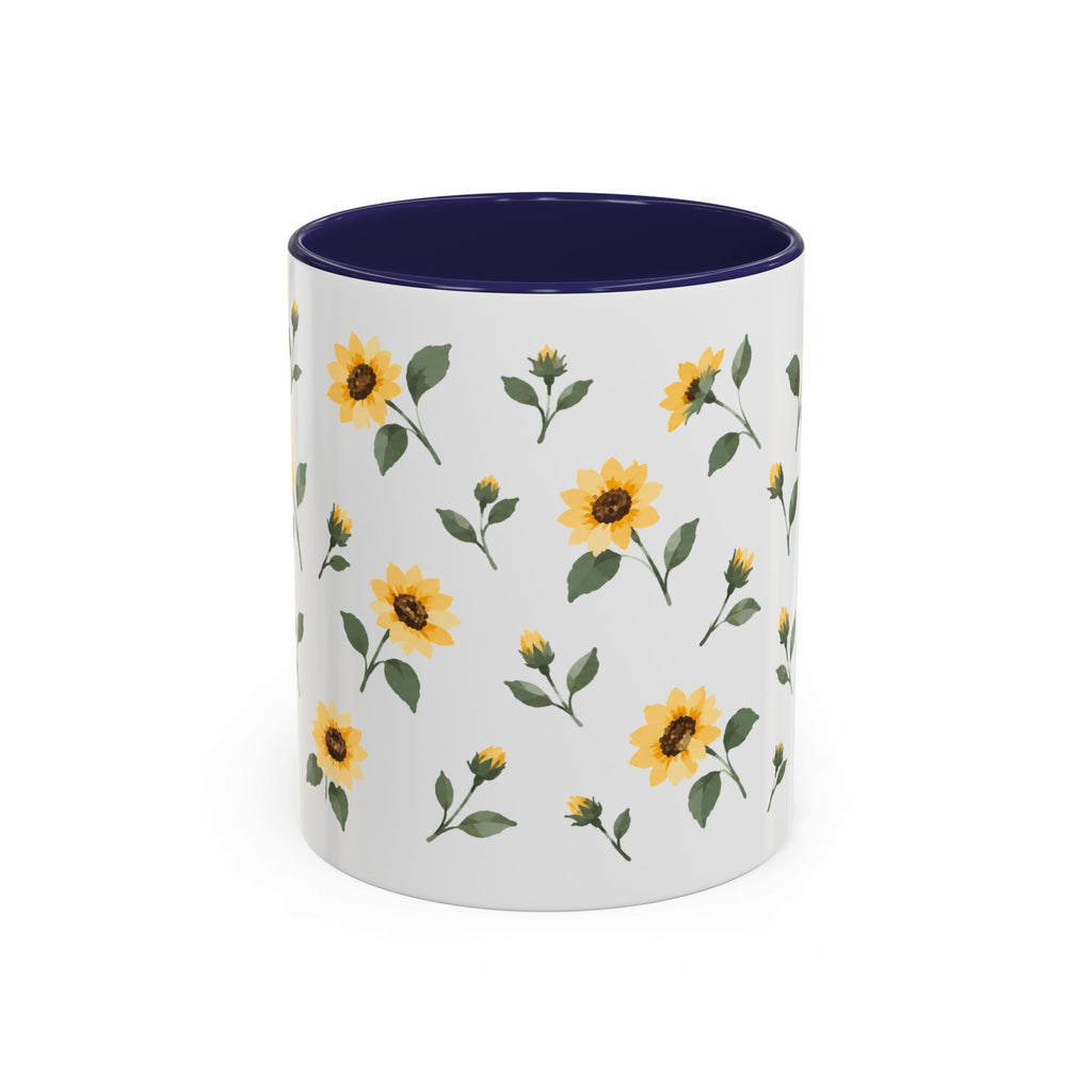 Kansas Sunflower Mug, State Flower Floral Coffee Cup, 11oz Botanical Gift