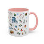 San Diego Christmas Mug | Watercolor City Souvenir, Holiday Travel Gift (11oz/15oz)