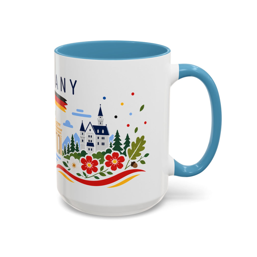 Germany Coffee Mug | Travel Souvenir Accent Mug | Country Gift Ceramic Cup 11oz 15oz