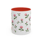 Vermont Red Clover Mug, State Flower Floral Coffee Cup, 11oz Botanical Gift