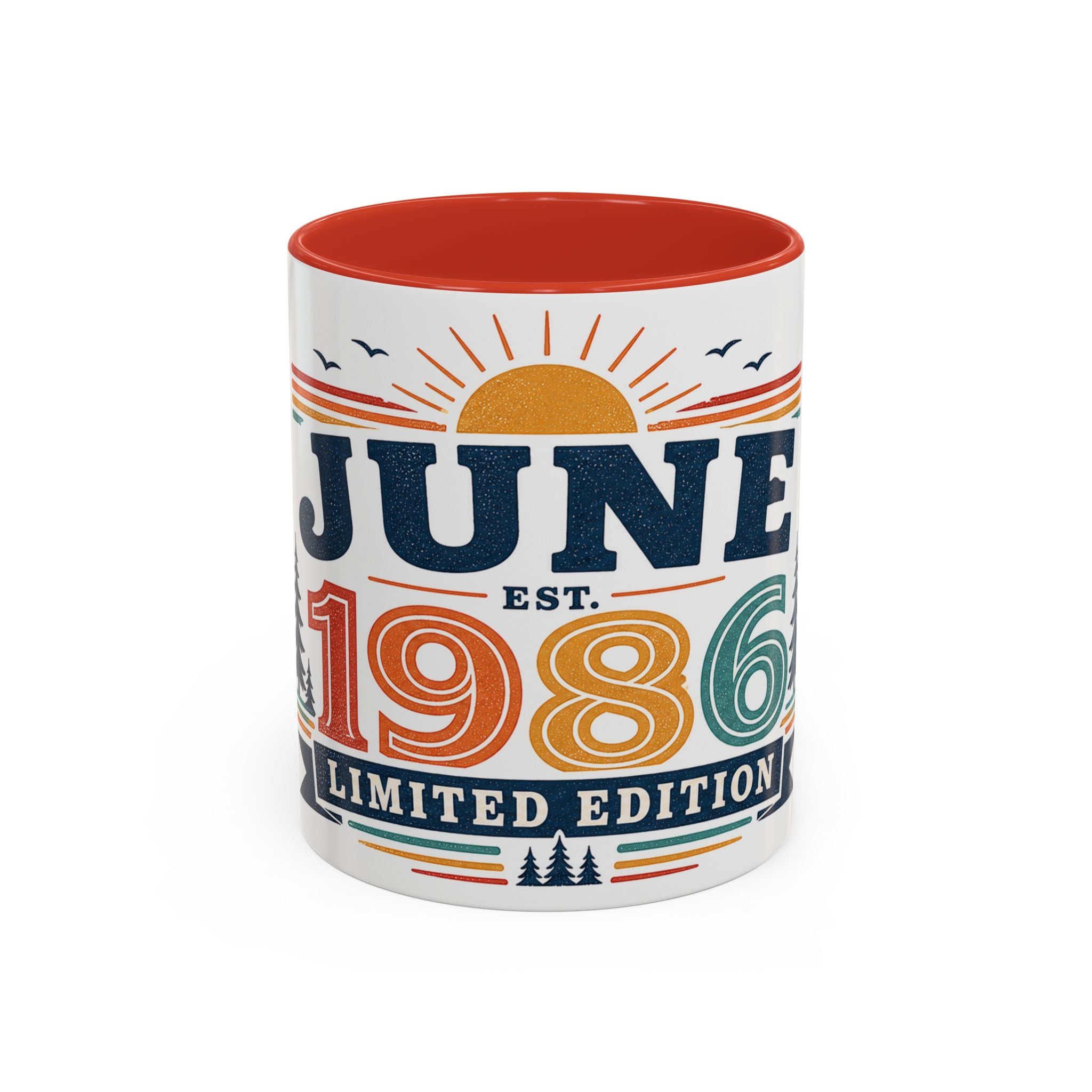 Custom Retro Birthday Mug | Personalized Month Year Gift (11oz 15oz)