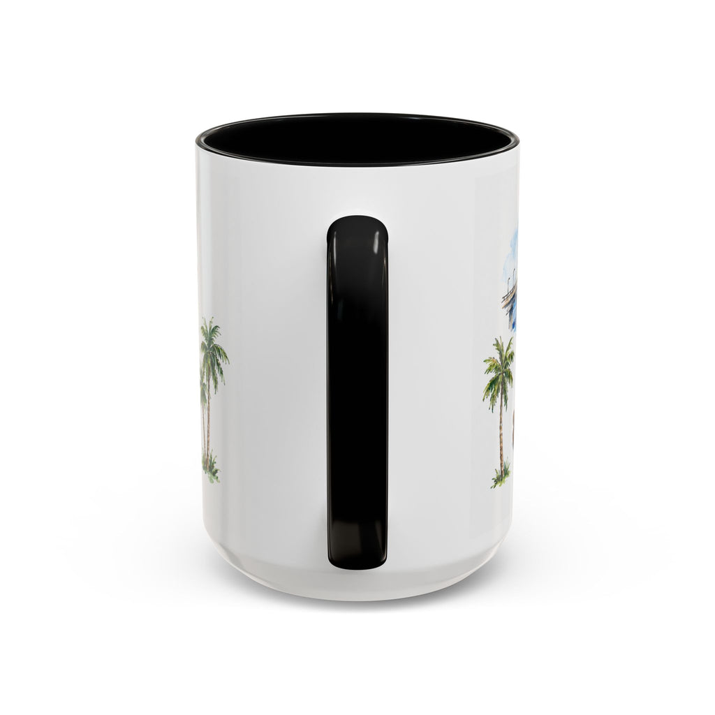 Tampa Illustrated Travel Mug | City Souvenir Accent Coffee Mug | 11oz 15oz Ceramic Cup