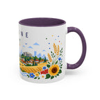 Ukraine Coffee Mug | Travel Souvenir Accent Mug | Place Gift Ceramic Cup 11oz 15oz