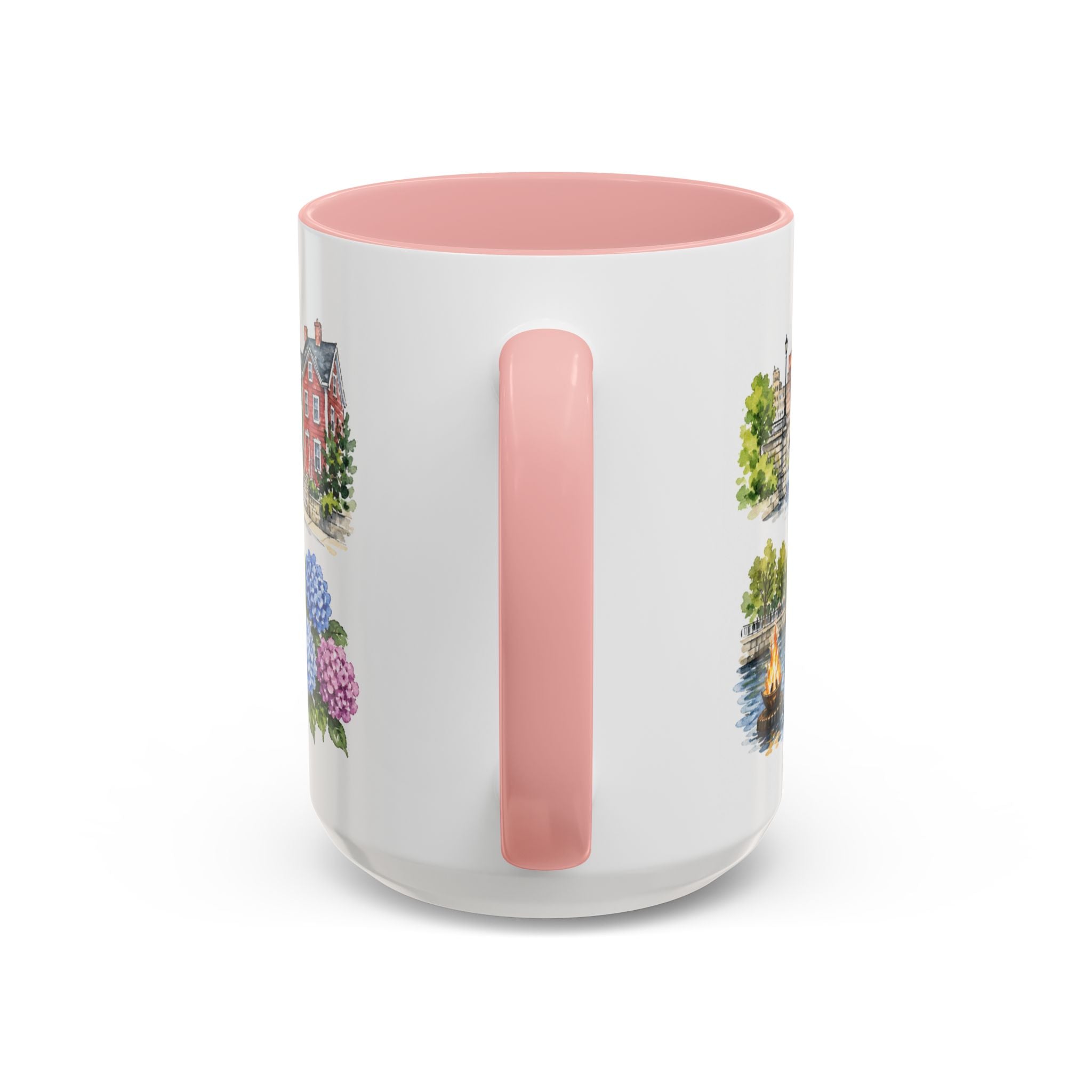 Providence Illustrated Travel Mug | City Souvenir Accent Coffee Mug | 11oz 15oz Ceramic Cup