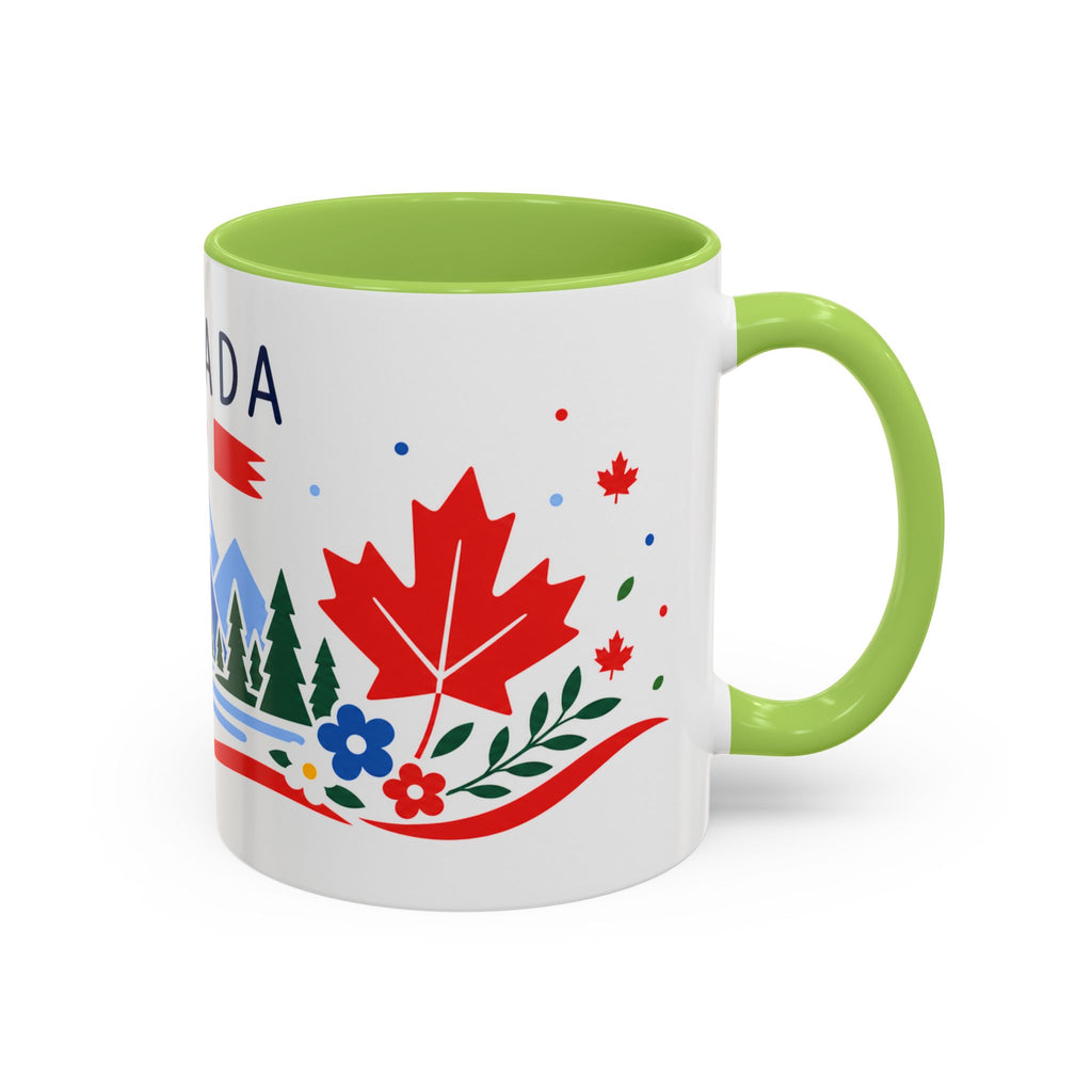 Canada Coffee Mug | Travel Souvenir Accent Mug | Country Gift Ceramic Cup 11oz 15oz