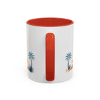 Doha Coffee Mug | Qatar Travel Souvenir | Porcelain Decal City Gift | 11oz 15oz Accent Mug