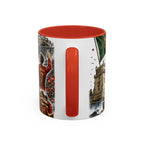 Portugal Soccer Coffee Mug | World Cup Fan Gift | Accent Color Ceramic 11oz 15oz Match Day Cup
